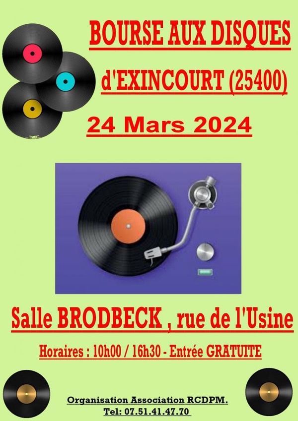 Agenda Des Bourses Aux Disques Vinyles, Conventions Et Foires En France ...